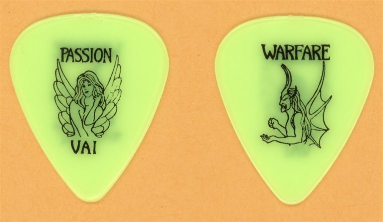 Steve Vai Vintage Guitar Pick - 1990 Passion and Warfare Tour