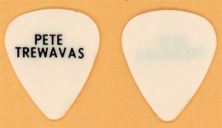 Marillion Pete Trewavas Vintage Guitar Pick - 1984 Reel to Reel Tour
