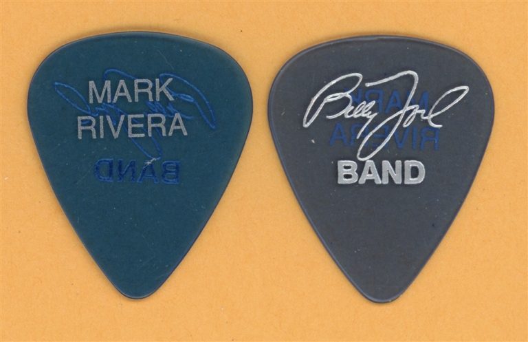 Billy Joel Mark Rivera Vintage Guitar Pick - 1999 Tour