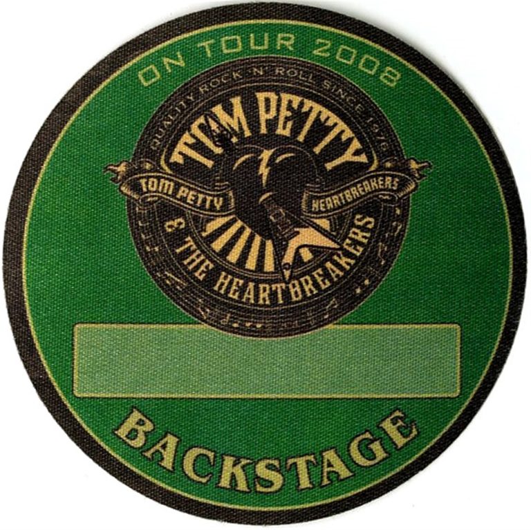 Tom Petty 2008 Concert Tour All Access Backstage Pass