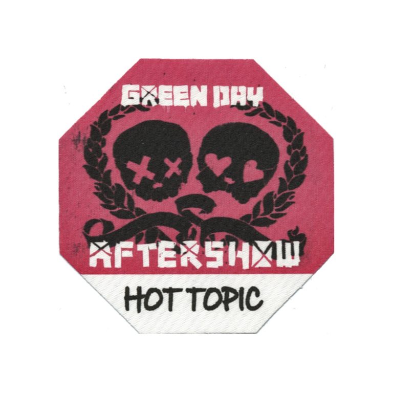 Green Day 2009 21st Century Breakdown Concert Tour After Show Backstage Pass