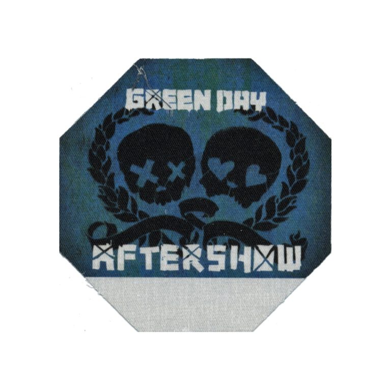 Green Day 2009 21st Century Breakdown Concert Tour After Show Backstage Pass
