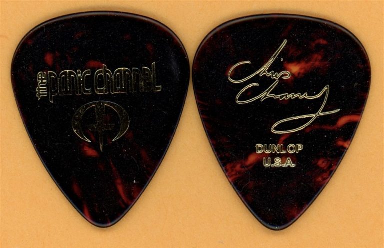 Panic Channel Chris Chaney Janes Addiction Vintage Guitar Pick - 2007 Tour