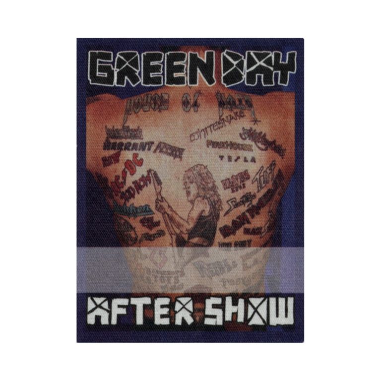 Green Day 2009 21st Century Breakdown Concert Tour After Show Backstage Pass