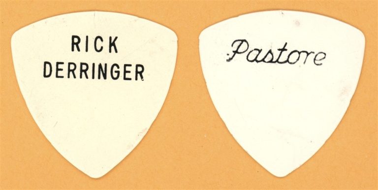 Rick Derringer Hulk Hogan Vintage Guitar Pick - 1975 Spring Fever Tour