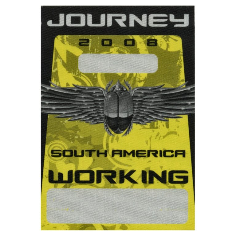 Journey 2008 Generations Concert Tour Working Backstage Pass
