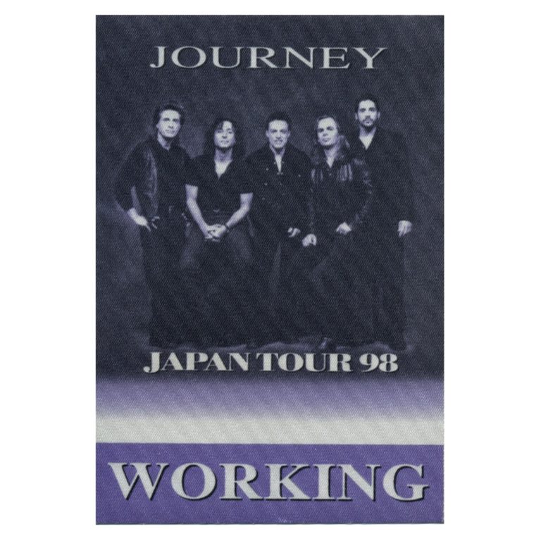 Journey 1998 Generations Concert Tour Working Backstage Pass