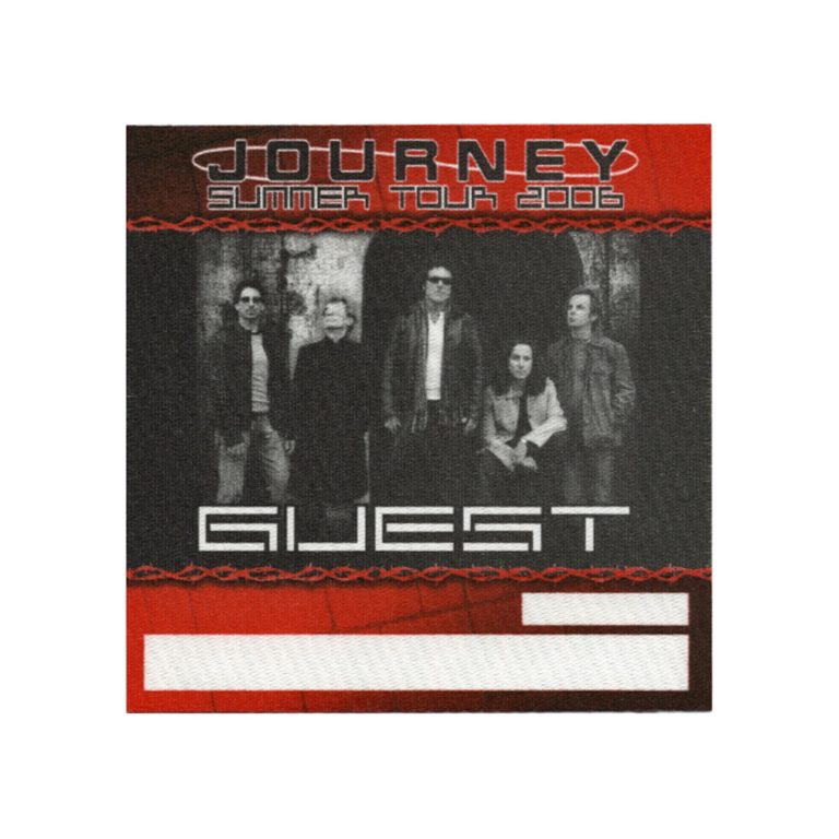 Journey 2006 Generations Concert Tour Guest Backstage Pass