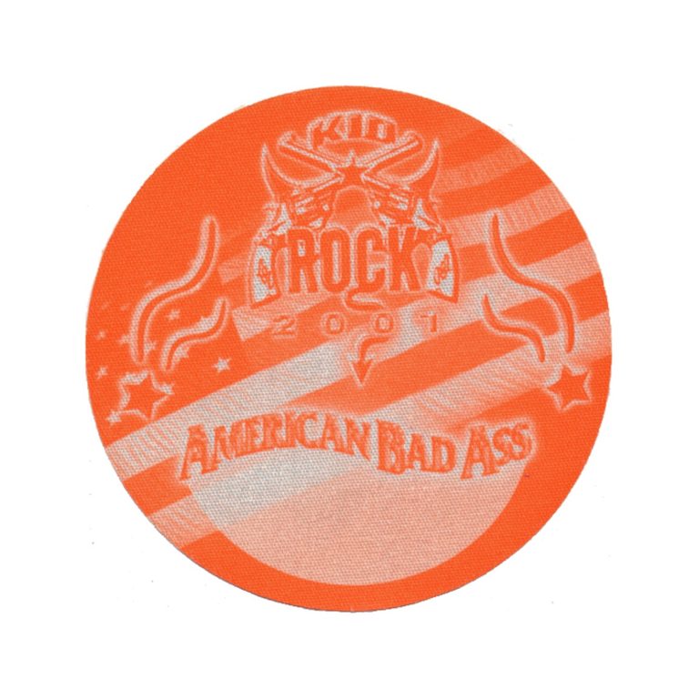 Kid Rock 2001 American Bad Ass Concert Tour All Access Backstage Pass