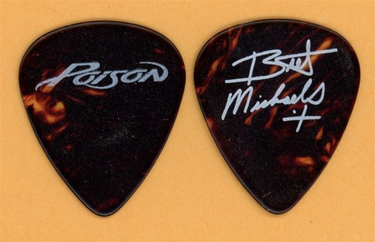 Poison Bret Michaels Vintage Guitar Pick - 1993 Native Tongue Tour