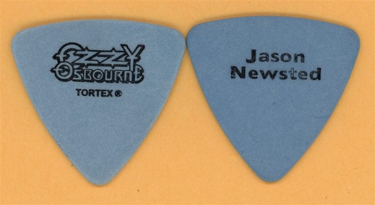 Ozzy Osbourne Jason Newsted Metallica Vintage Guitar Pick - 2003 Ozzfest Tour