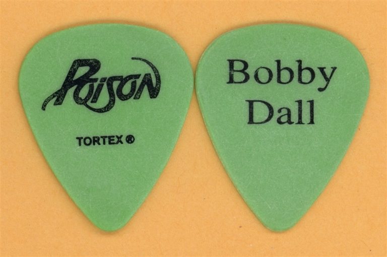 Poison Bobby Dall Vintage Guitar Pick - 2003 Hollyweird Tour