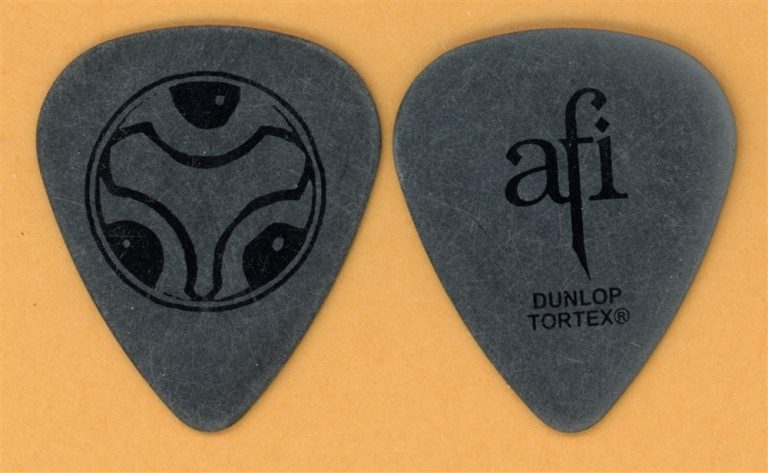 A Fire Inside AFI Hunter Vintage Guitar Pick - 2003 Sing the Sorrow Tour