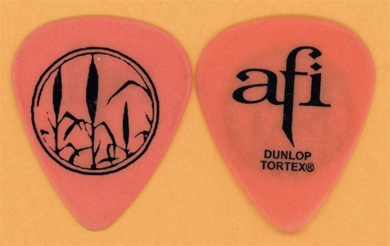 A Fire Inside AFI Jade Puget Vintage Guitar Pick - 2003 Sing the Sorrow Tour