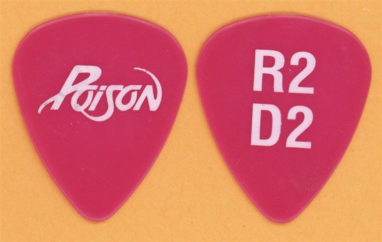 Poison R2 D2 Vintage Guitar Pick - 2006 20th Anniversary Tour