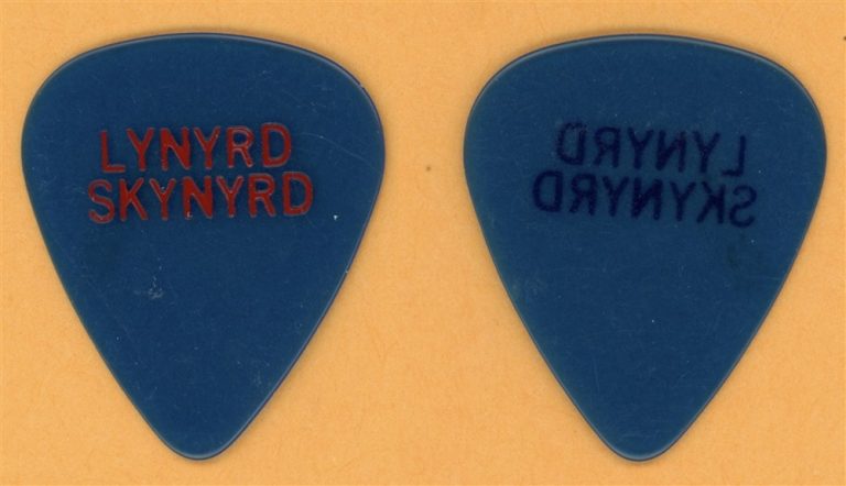 Lynyrd Skynyrd Gary Rossington Vintage Guitar Pick - 1988 Reunion Tour