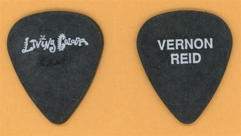 Living Colour Vernon Reid Vintage Guitar Pick - 1990 Time's Up Tour