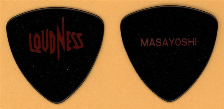 Loudness Masayoshi Vintage Guitar Pick - 1984 Disillusion Tour