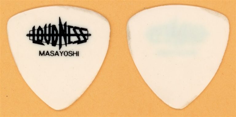 Loudness Masayoshi Vintage Guitar Pick - 1987 Hurricane Eyes Tour