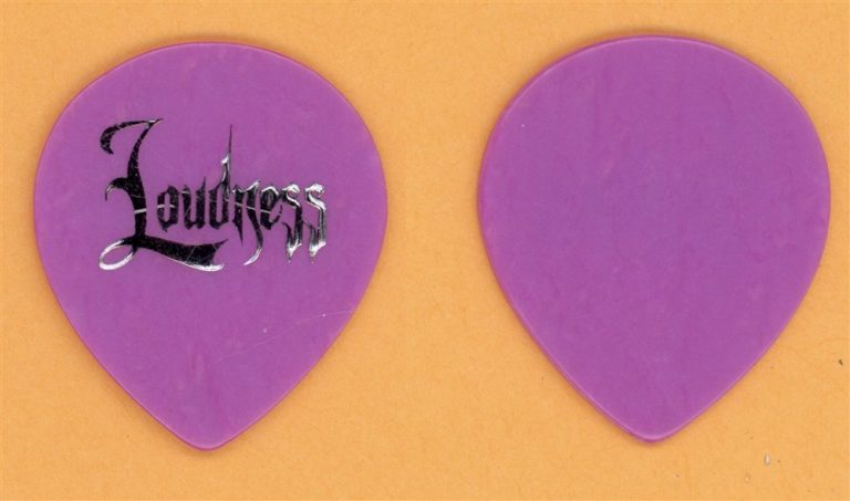Loudness Akira Takasaki Vintage Guitar Pick - 1991 On the Prowl Tour