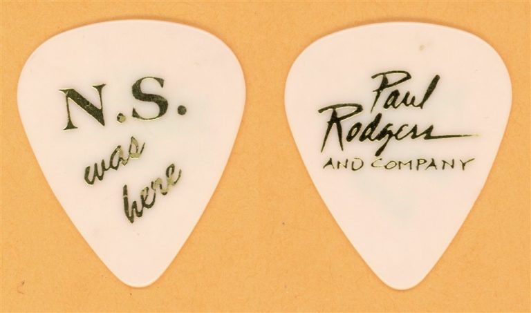 Paul Rodgers Neal Schon Journey Vintage Guitar Pick - 1994 US Tour