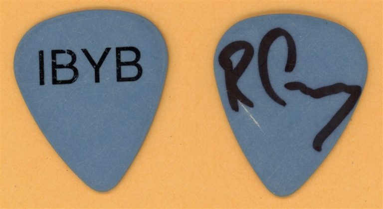 Robert Cray Vintage Guitar Pick - 1988 Don't Be Afraid of The Dark Tour - Signed