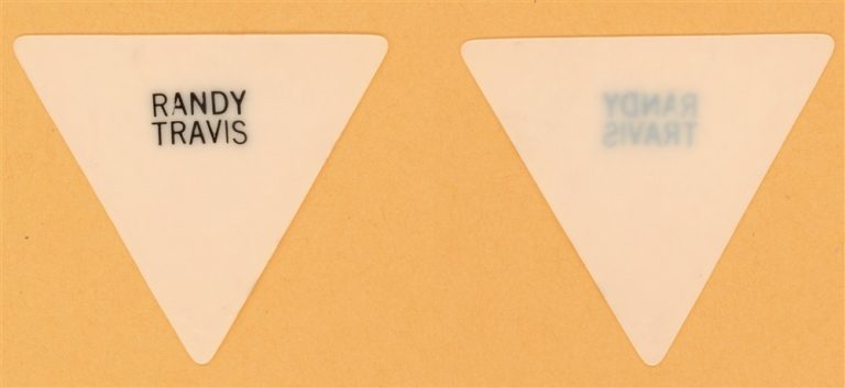 Randy Travis 1st Custom Vintage Tour Guitar Pick