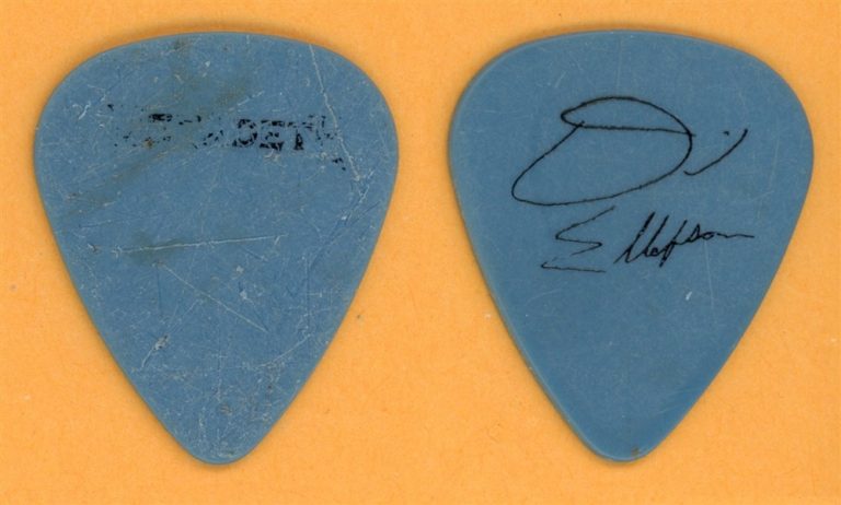 Megadeth Dave Ellefson Vintage Guitar Pick - 1988 So Far, So Good..So What! Tour