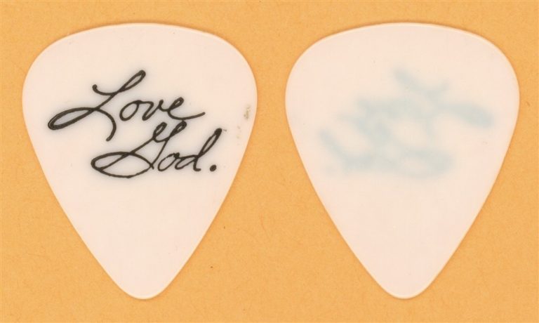 Prince Love God Vintage Guitar Pick - 1984 Purple Rain Tour - V2 Bold Font