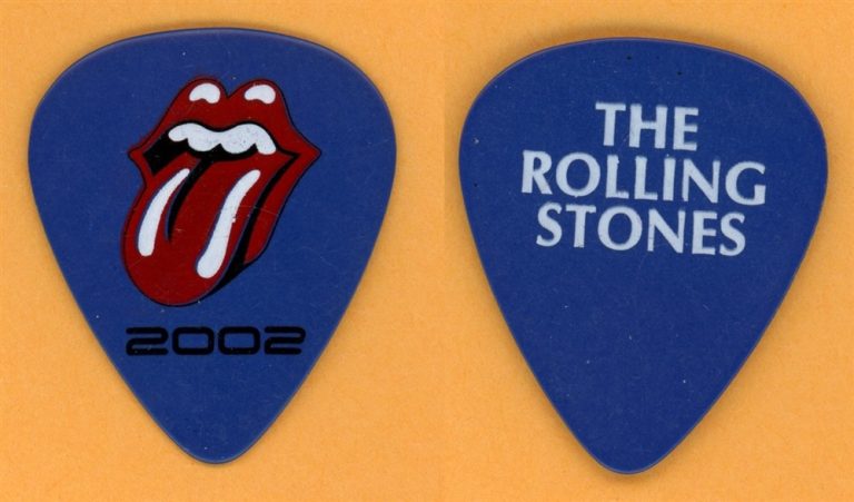 Rolling Stones Keith Richards Vintage Guitar Pick - 2002 Licks Tour