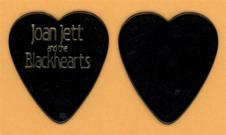 Joan Jett And The Blackhearts Vintage Guitar Pick - 1986 Good Music Tour