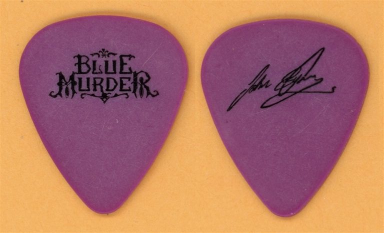Blue Murder John Sykes Thin Lizzy Vintage Guitar Pick - 1989 US Tour - Variant