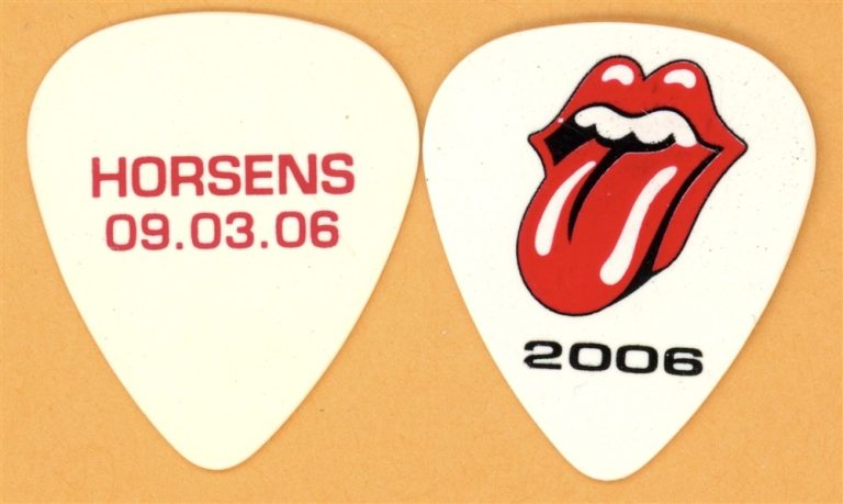 Rolling Stones Keith Richards HORSENS Guitar Pick - 2006 Bigger Bang Tour