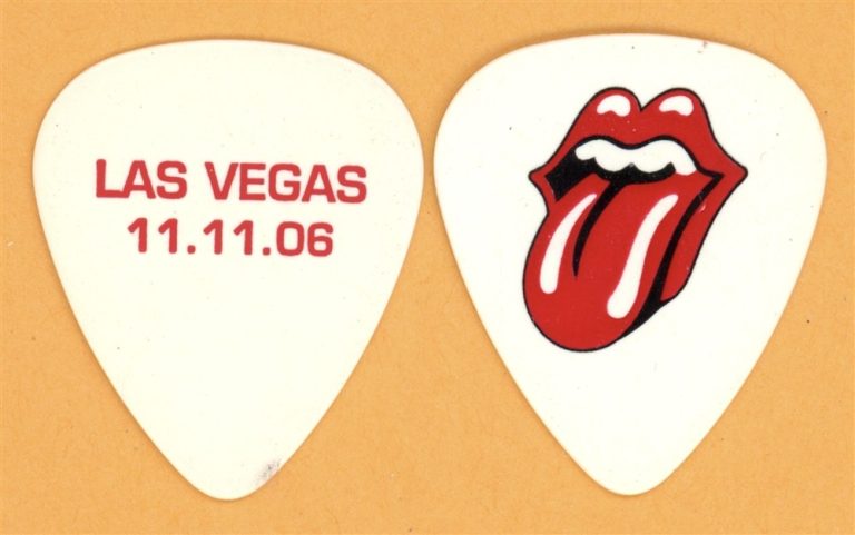 Rolling Stones Keith Richards LAS VEGAS Guitar Pick - 2006 Bigger Bang Tour