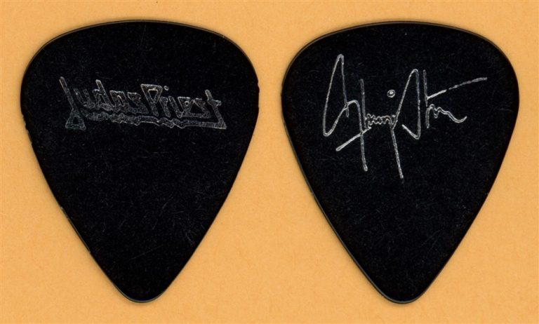 Judas Priest Glen Tipton Vintage Guitar Pick - 1988 Ram it Down Tour