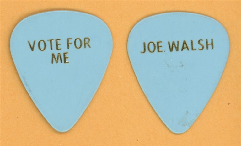 Eagles Joe Walsh Vintage Tour Guitar Pick - Vote For Me