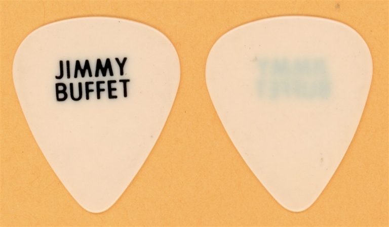 Jimmy Buffett Vintage Tour Guitar Pick - Rare Early Variant w/ One T