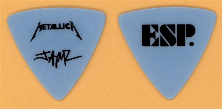 Metallica Jason Newsted Vintage ESP Guitar Pick - 1993 US Tour