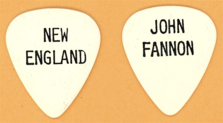 New England John Fannon Vintage Guitar Pick - 1979 Tour
