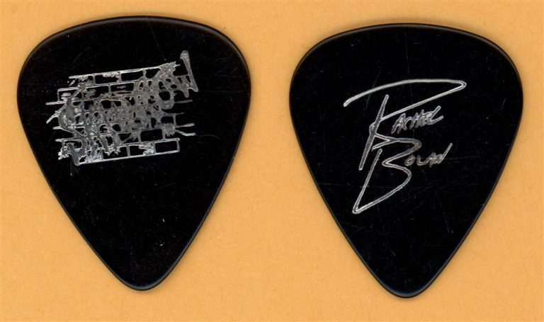 Skid Row Rachel Bolan Vintage Guitar Pick - 1989 Skid Row Tour - Brick Wall