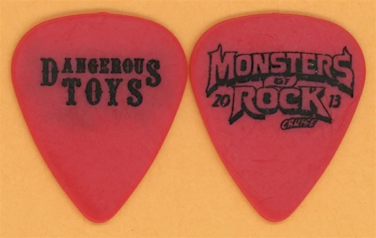 Dangerous Toys Paul Lidel Vintage Guitar Pick - 2013 Monsters of Rock Toys