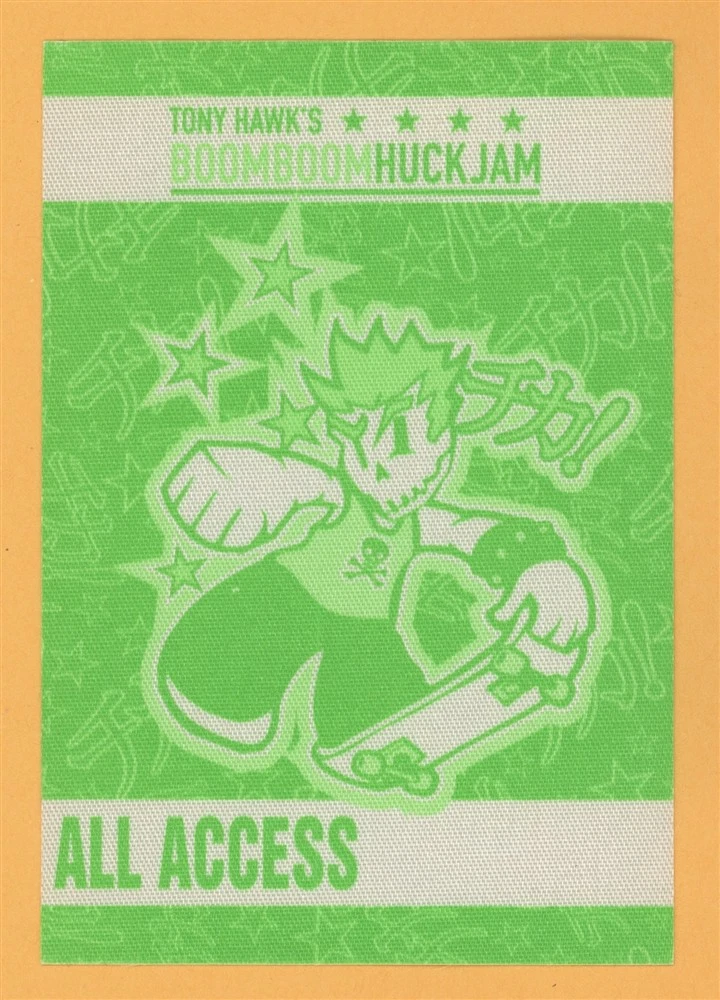 Tony Hawk 2002 Boom Boom Huck Jam All Access Backstage Pass