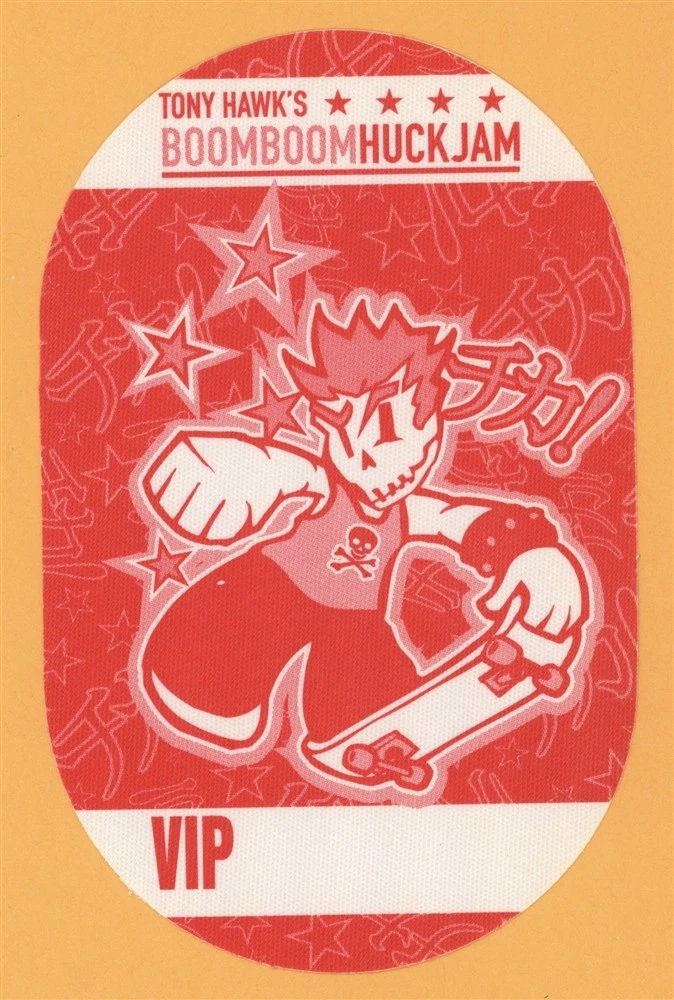 Tony Hawk 2002 Boom Boom Huck Jam VIP Backstage Pass