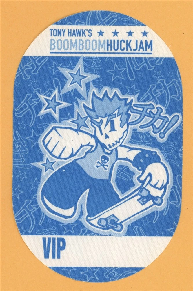 Tony Hawk 2002 Boom Boom Huck Jam VIP Backstage Pass