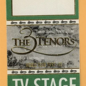 3 Tenors 1998 Luciano Pavarotti Concert Tour TV STAGE Backstage Pass