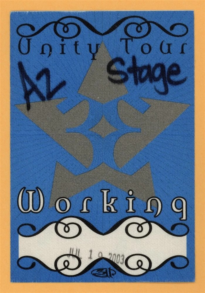 311 2003 Unity Tour WORKING Backstage Pass