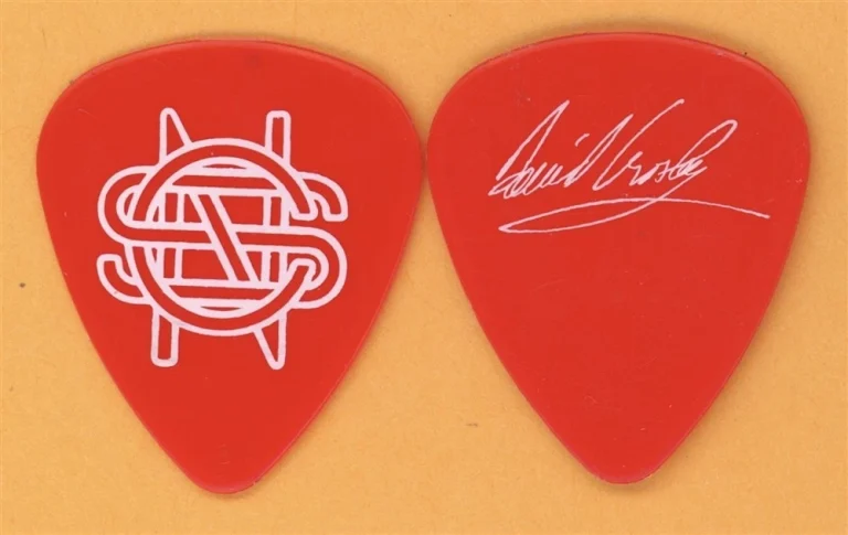 Crosby Stills & Nash David Crosby Vintage Guitar Pick - 1988 American Dream Tour