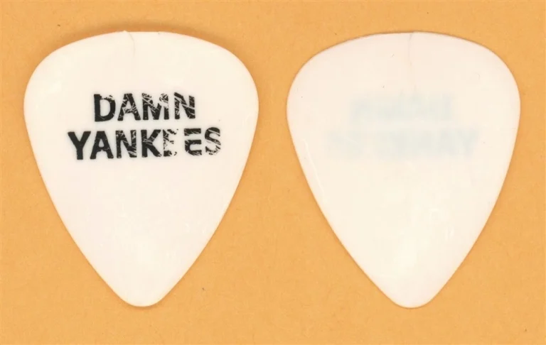 Damn Yankees Ted Nugent Vintage Guitar Pick - 1993 US Tour - Misprint