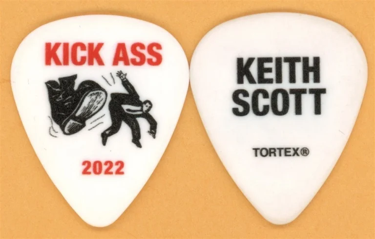 Bryan Adams Keith Scott Authentic Guitar Pick - 2022 So Happy It Hurts Tour