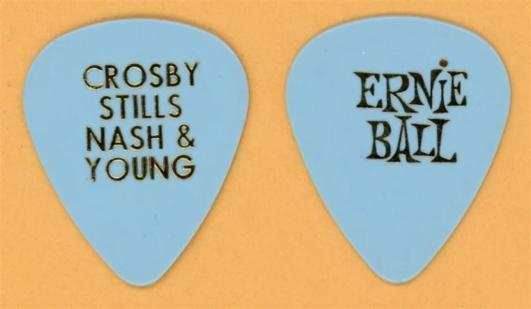 CSNY Crosby Stills Nash & Young Vintage Guitar Pick - 2000 US Tour